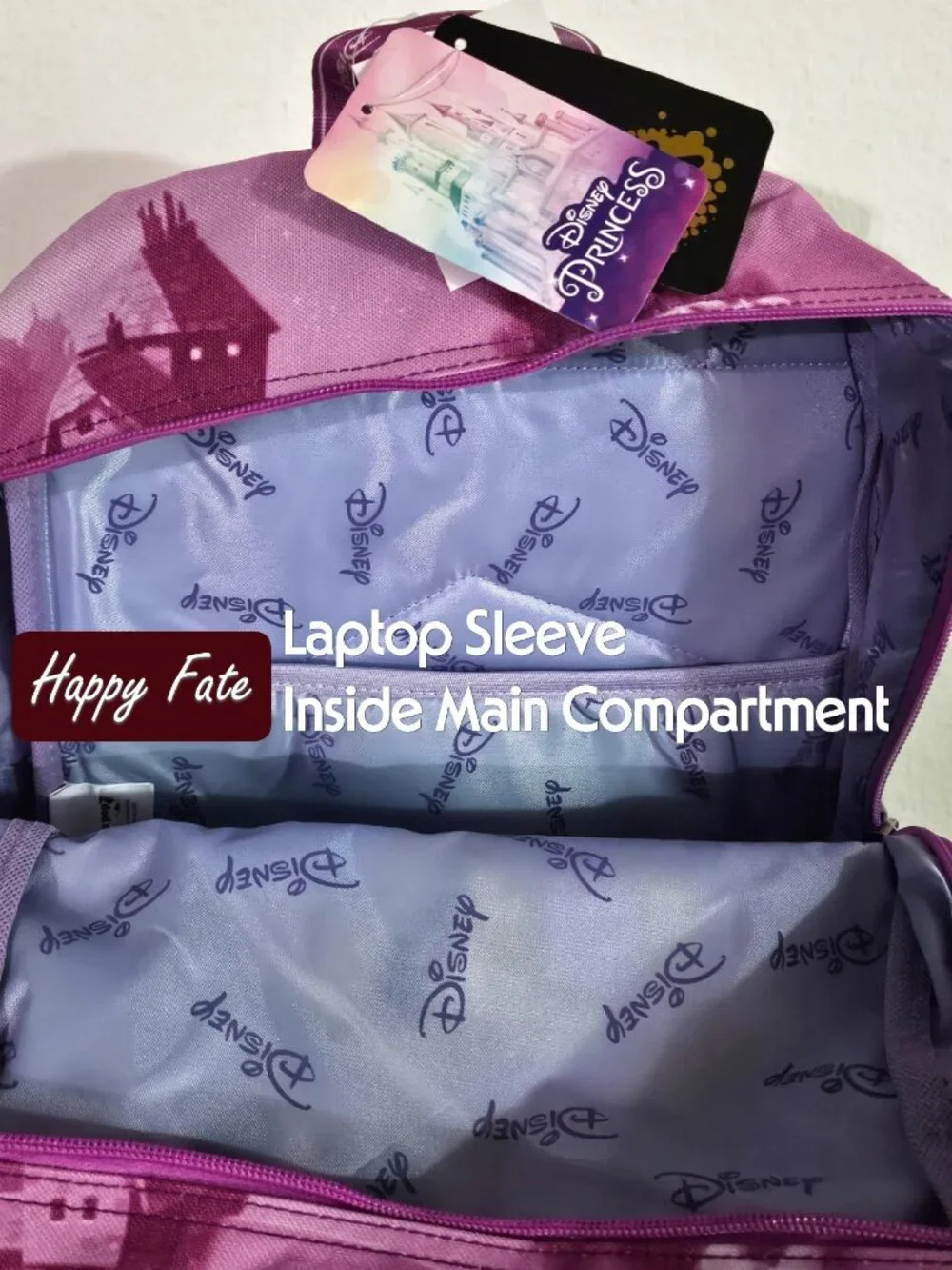 Disney Princess Backpack with Laptop Sleeve